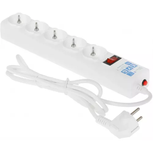 Сетевой фильтр Powercube SPG-B-6-WHITE 1.9м (5 розеток) белый (коробка)