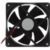 Вентилятор для корпуса Deepcool XFan 80 80х80x25 черный 4-pin (Molex) 20дБ (DP-FDC-XF80) Ret