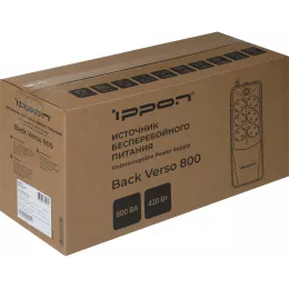 Источник бесперебойного питания Ippon Back Verso 800 420Вт 800ВА черный