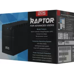 Источник бесперебойного питания Powercom Raptor RPT-800A 480Вт 800ВА черный