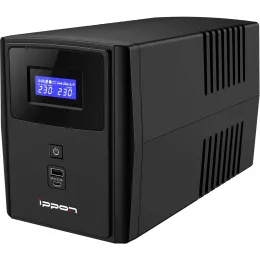 Источник бесперебойного питания Ippon Smart Power Pro II 1200 720Вт 1200ВА черный