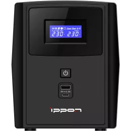 Источник бесперебойного питания Ippon Smart Power Pro II 1200 720Вт 1200ВА черный