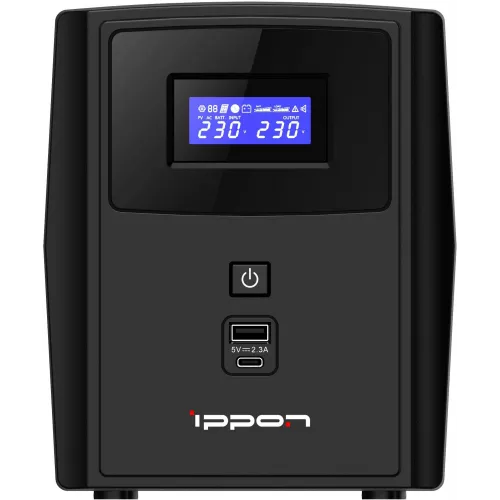 Источник бесперебойного питания Ippon Smart Power Pro II 1200 720Вт 1200ВА черный