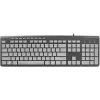 Клавиатура Оклик 480M черный/серый USB slim Multimedia (1067199) кабель 1.5м