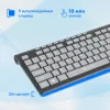 Клавиатура Оклик 480M черный/серый USB slim Multimedia (1067199) кабель 1.5м
