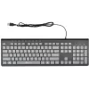 Клавиатура Оклик 480M черный/серый USB slim Multimedia (1067199) кабель 1.5м