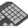Клавиатура Оклик 480M черный/серый USB slim Multimedia (1067199) кабель 1.5м