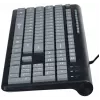 Клавиатура Оклик 480M черный/серый USB slim Multimedia (1067199) кабель 1.5м