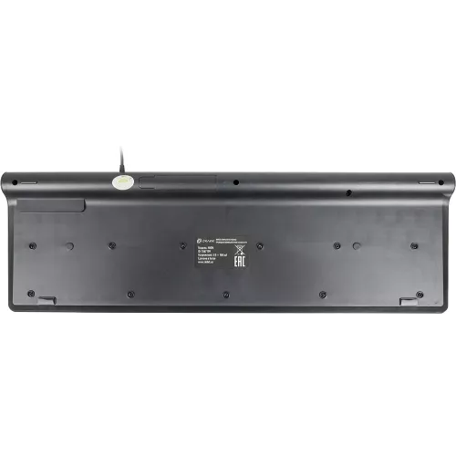 Клавиатура Оклик 480M черный/серый USB slim Multimedia (1067199) кабель 1.5м