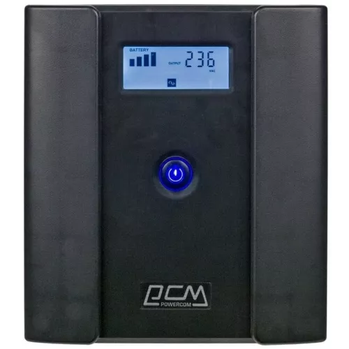 Источник бесперебойного питания Powercom Raptor RPT-1025AP LCD 615Вт 1025ВА черный