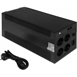 Источник бесперебойного питания Powercom Raptor RPT-1025AP LCD 615Вт 1025ВА черный