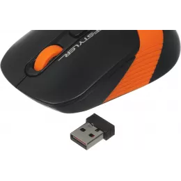 Мышь A4Tech Fstyler FG10 черный/оранжевый оптическая 2000dpi беспров. USB 4but (FG10 ORANGE)