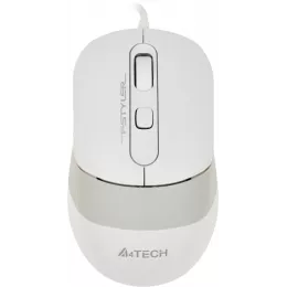 Мышь A4Tech Fstyler FM10 белый/серый оптическая 1600dpi USB 4but (FM10 WHITE)