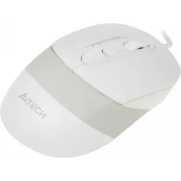 Мышь A4Tech Fstyler FM10 белый/серый оптическая 1600dpi USB 4but (FM10 WHITE)