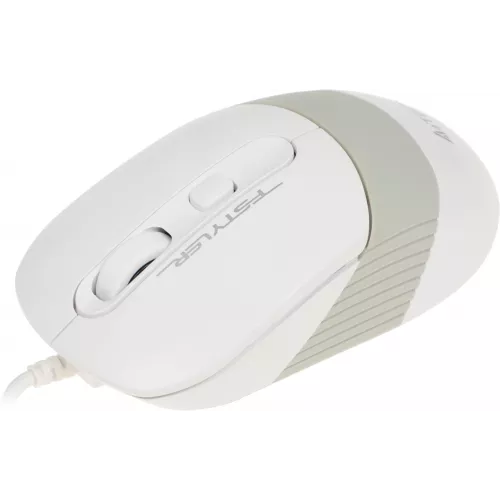 Мышь A4Tech Fstyler FM10 белый/серый оптическая 1600dpi USB 4but (FM10 WHITE)
