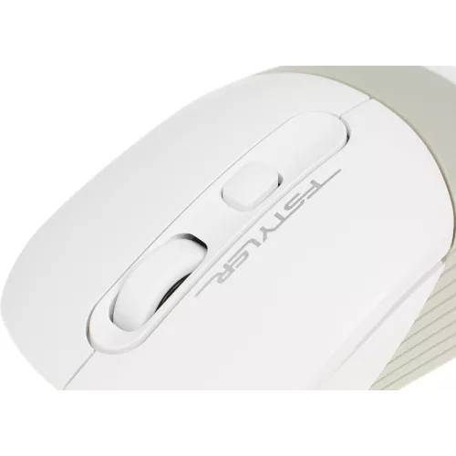 Мышь A4Tech Fstyler FM10 белый/серый оптическая 1600dpi USB 4but (FM10 WHITE)