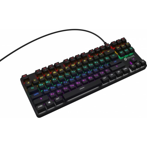 Клавиатура Оклик 969G SHOTGUN механическая черный USB Multimedia for gamer LED