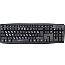 Клавиатура Оклик 180V2 черный USB (1185956) кабель 2м