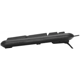 Клавиатура Оклик 180V2 черный USB (1185956) кабель 2м