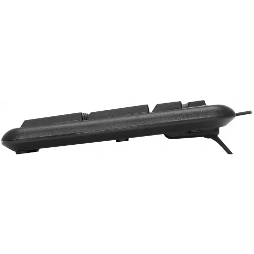 Клавиатура Оклик 180V2 черный USB (1185956) кабель 2м