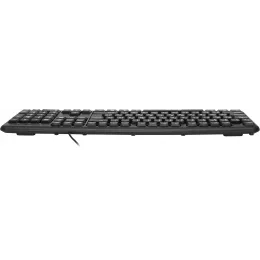 Клавиатура Оклик 180V2 черный USB (1185956) кабель 2м