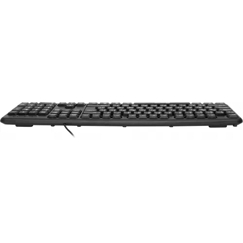 Клавиатура Оклик 180V2 черный USB (1185956) кабель 2м