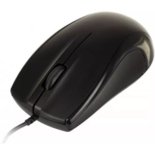 Мышь Оклик 185V2 черный оптическая 1200dpi USB для ноутбука 3but (1185962)