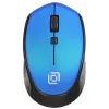 Мышь Оклик 488MW черный/синий оптическая 1600dpi беспров. USB для ноутбука 4but (1196569)