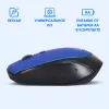 Мышь Оклик 488MW черный/синий оптическая 1600dpi беспров. USB для ноутбука 4but (1196569)