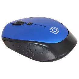 Мышь Оклик 488MW черный/синий оптическая 1600dpi беспров. USB для ноутбука 4but (1196569)