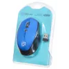 Мышь Оклик 488MW черный/синий оптическая 1600dpi беспров. USB для ноутбука 4but (1196569)