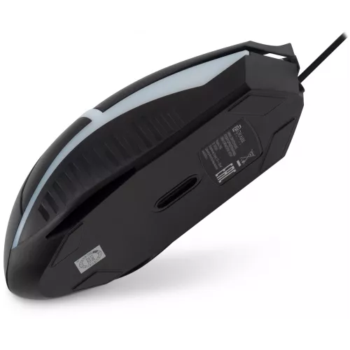 Мышь Оклик 398G черный оптическая 2400dpi USB для ноутбука 4but (1431665)