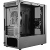 Корпус Cooler Master MasterBox NR400 w/o ODD черный без БП mATX 4x120mm 4x140mm 2xUSB3.0 audio bott PSU