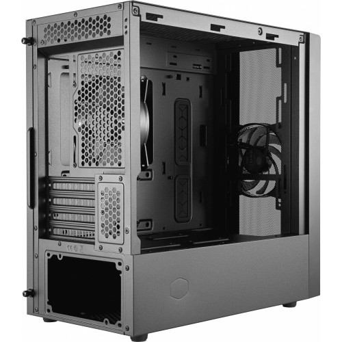 Корпус Cooler Master MasterBox NR400 w/o ODD черный без БП mATX 4x120mm 4x140mm 2xUSB3.0 audio bott PSU