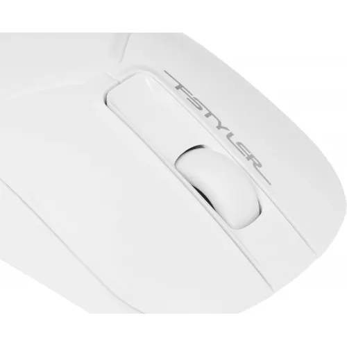 Мышь A4Tech Fstyler FG12 белый оптическая 1200dpi беспров. USB 3but (FG12 WHITE)