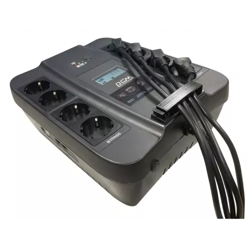Источник бесперебойного питания Powercom Spider SPD-550U LCD USB 330Вт 550ВА черный