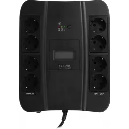 Источник бесперебойного питания Powercom Spider SPD-550U LCD USB 330Вт 550ВА черный