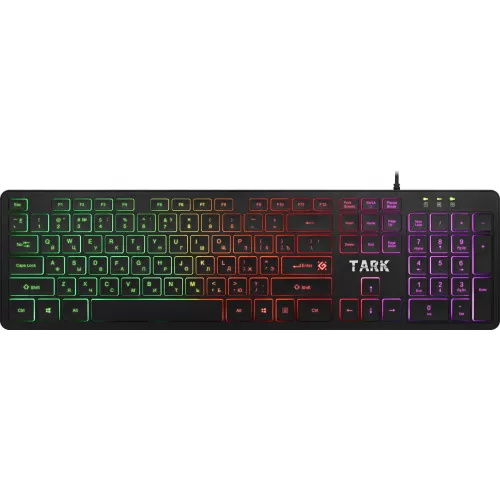 Клавиатура + мышь Defender Tark C-779 клав:черный мышь:черный USB LED (52779)