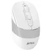 Мышь A4Tech Fstyler FB10C белый/серый оптическая 2000dpi беспров. BT/Radio USB 4but (FB10C GRAYISH WHITE)