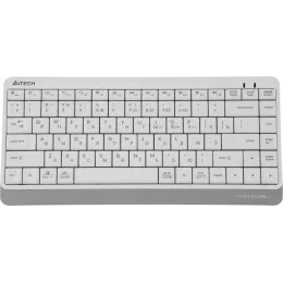 Клавиатура A4Tech FBK11 белый/серый USB беспроводная BT/Radio slim (FBK11 WHITE)