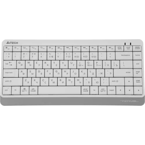 Клавиатура A4Tech FBK11 белый/серый USB беспроводная BT/Radio slim (FBK11 WHITE)