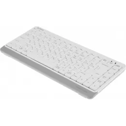 Клавиатура A4Tech FBK11 белый/серый USB беспроводная BT/Radio slim (FBK11 WHITE)