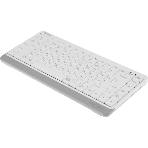 Клавиатура A4Tech FBK11 белый/серый USB беспроводная BT/Radio slim (FBK11 WHITE)