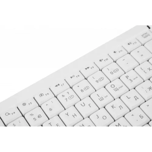 Клавиатура A4Tech FBK11 белый/серый USB беспроводная BT/Radio slim (FBK11 WHITE)