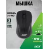 Мышь Acer OMR131 черный оптическая 1000dpi беспров. USB для ноутбука 3but (ZL.MCEEE.01E)