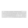 Клавиатура Acer OKW123 белый USB Multimedia (ZL.KBDEE.00D) кабель 1.5м