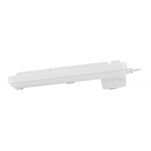 Клавиатура Acer OKW123 белый USB Multimedia (ZL.KBDEE.00D) кабель 1.5м