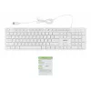Клавиатура Acer OKW123 белый USB Multimedia (ZL.KBDEE.00D) кабель 1.5м