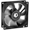 Вентилятор для корпуса ID-Cooling NO-8025-SD 80х80x25 черный 3-pin 21дБ Ret