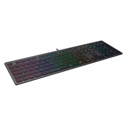 Клавиатура A4Tech FX60 серый USB slim LED (FX60 GREY / NEON) кабель 1.5м